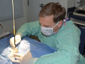 A surgical procedure